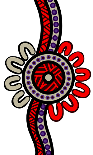 Indigenous art graphic