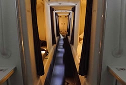 sleeping cabins for cabin crew