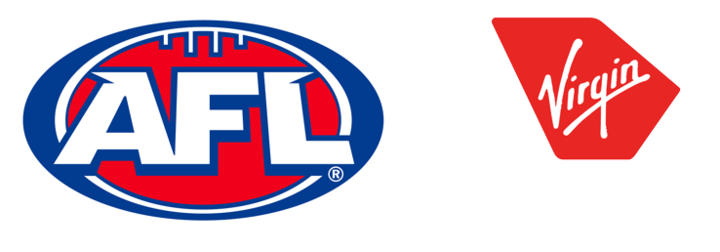 AFL and Virgin Australia logo lockup
