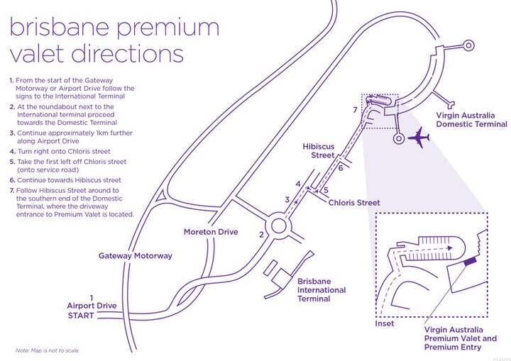 Brisbane premium valet directions
