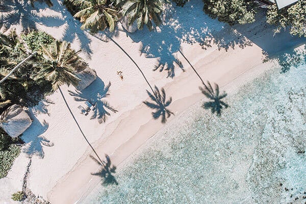 Aerial view of Cousteau Resort Fiji