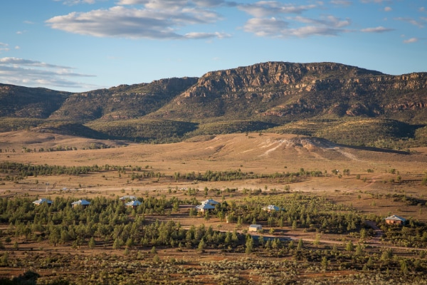 The spectacular landscape at Rawnsley Park, South Australia credit Rawnsley Park South Australia