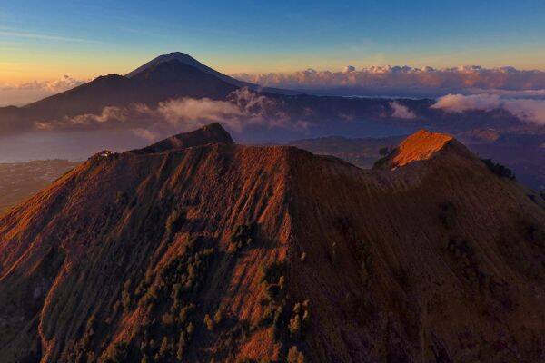 An epic sunrise at Mount Batur, Bali