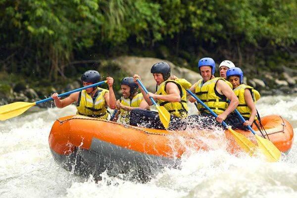 Whitewater rafting on the Ayung River, Bali