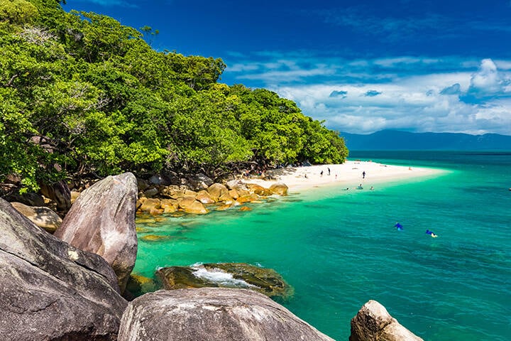 Nudey Beach on Fitzroy Island, Cairns, Queensland, Australia, Great Barrier Reef