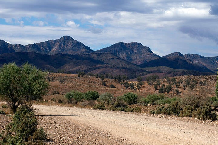Moralana Scenic Drive between The Outback Highway and Flinders' Ranges Way, Flinders' Ranges, SA, Australia