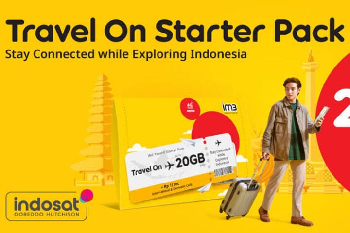 Indosat SIM card in packet
