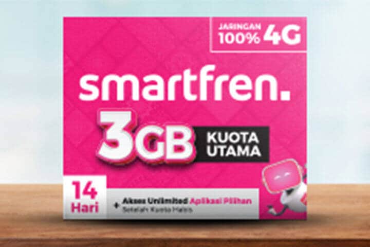 Smartfren SIM card in packet