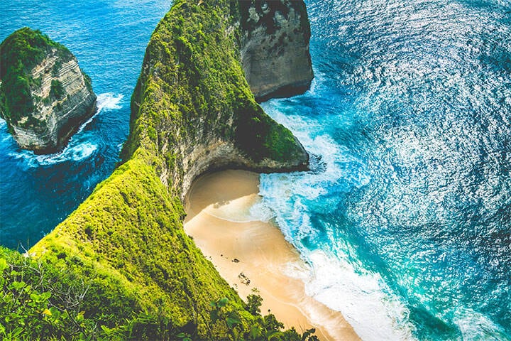 Kelingking Beach in Bali. Credit: Miniloc from Getty Images Pro
