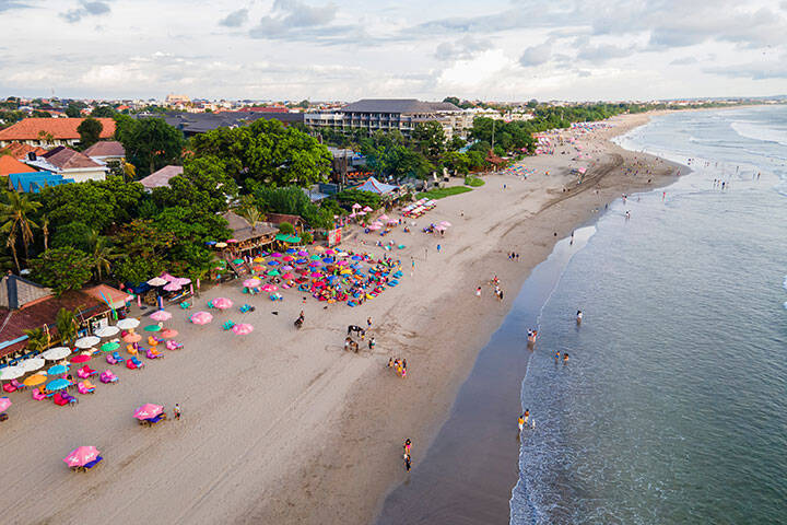 Seminyak Beach in Bali. Credit: Sony Herdiana from stock.adobe.com