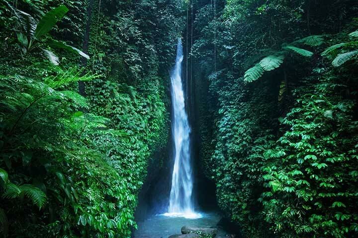 Leke Leke Waterfall in Bali. Credit: Andrii Vergeles from stock.adobe.com