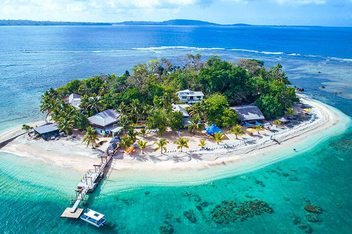 Aerial view of Vanuatu