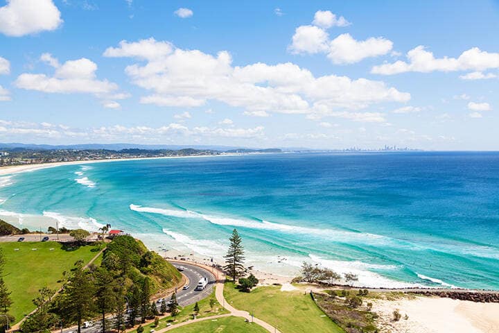 Kirra Beach on the Gold Coast