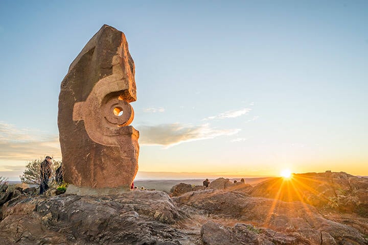 Sculptures on display at The Living Desert and Sculptures attraction in Broken Hill