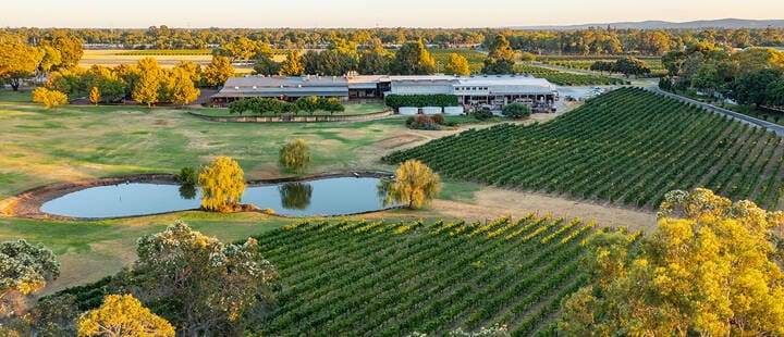 Aerial View of Sandalford Wines, Swan Valley 