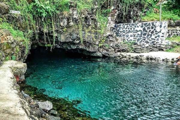 Piula cave pool in Samoa
