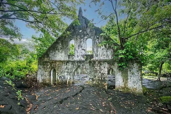 Saleaula lava field church, Samoa