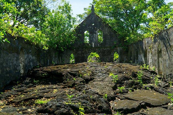 Saleaula lava field church, Samoa