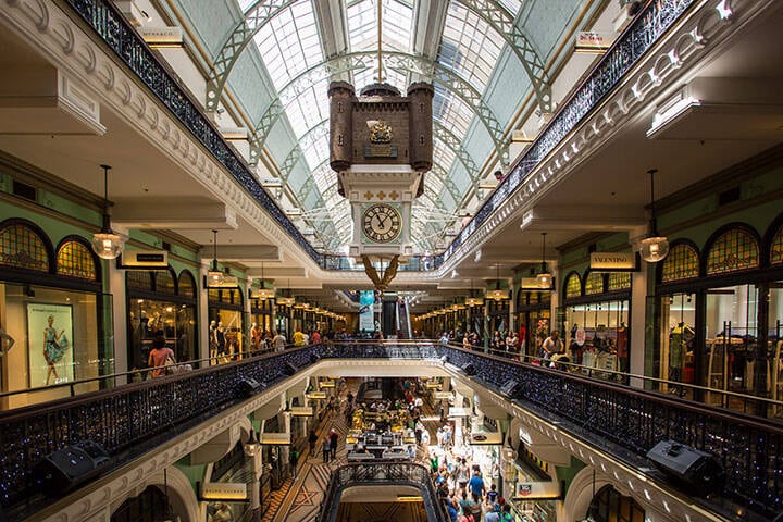 Sydney's Queen Victoria Building Interior 