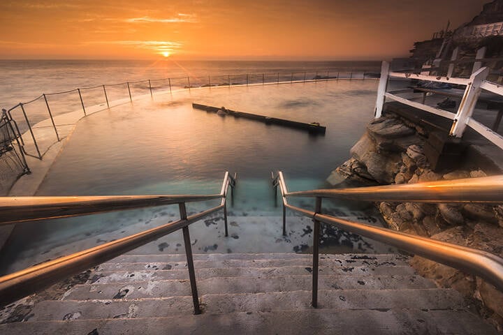 Sunrise at Bronte Baths, Bronte