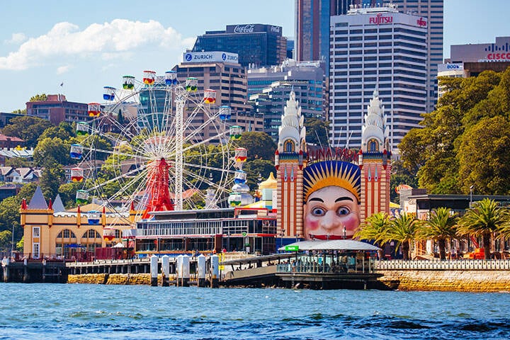 Luna Park in Sydney Australia