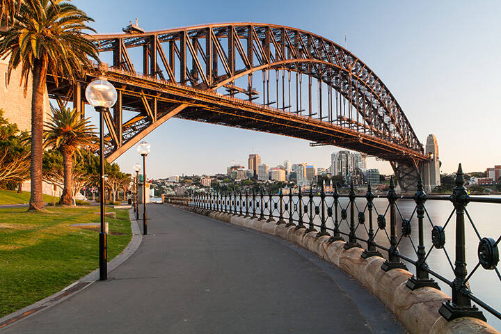 Sydney Harbour Bridge At Sunrise