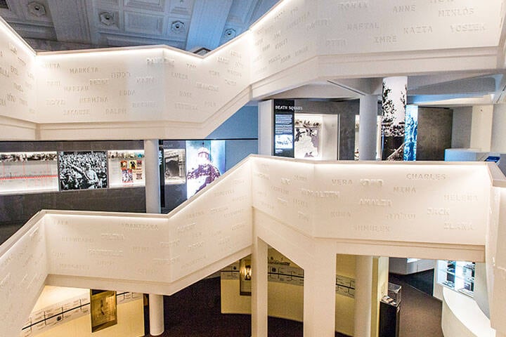 The inside of the Sydney Jewish Museum