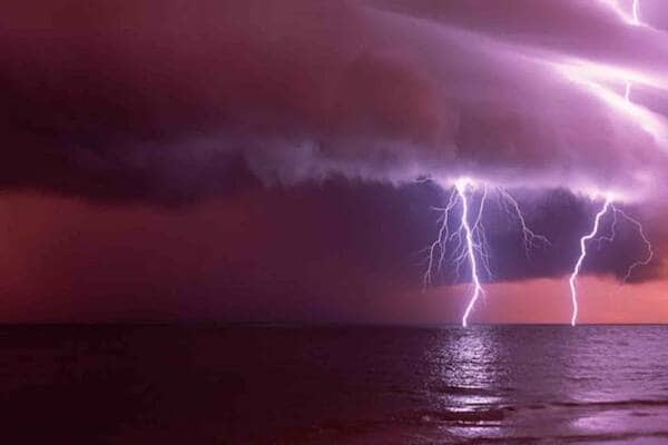 Lightning in Broome, Western Australia