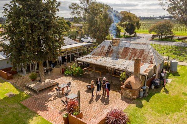 An aerial view of Gibson Wines, Barossa Valley