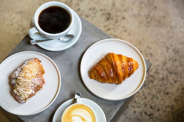 Enjoy a croissant at Lune