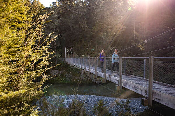 Routeburn Track Swing Bridge