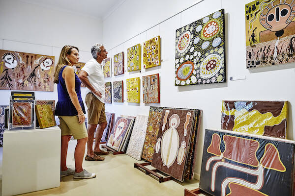 Waringarri Aboriginl Art Centre in Kununurra, Western Australia