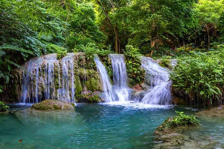 Mele Maat Cascades in Port Vila, Efate Island, Vanuatu, South Pacific