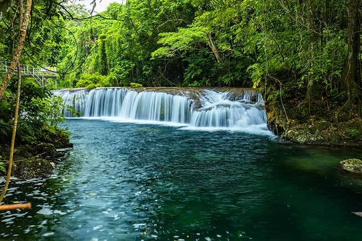 Rarru Rentapao Cascades, Waterfall and the River, Teouma village, Efate Island, Vanuatu