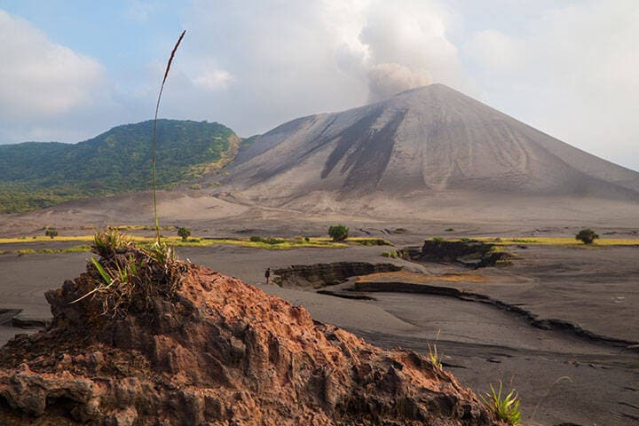 Eruption of Yasur Volcano on Tanna Island, Vanuatu