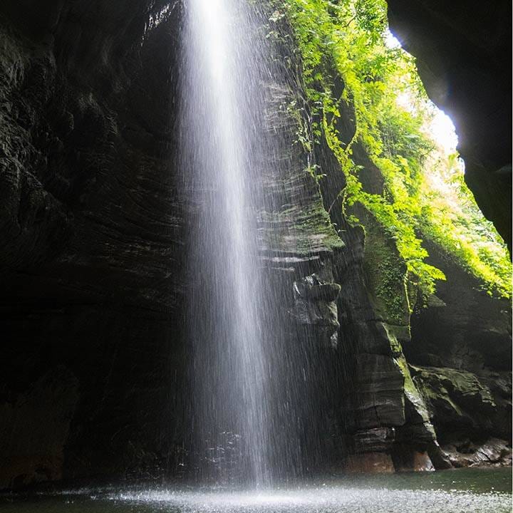 Waterfall in Millenium Cave, Vanuatu 