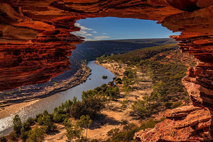 The iconic Nature's Window, at Kalbarri National Park, Kalbarri Western Australia