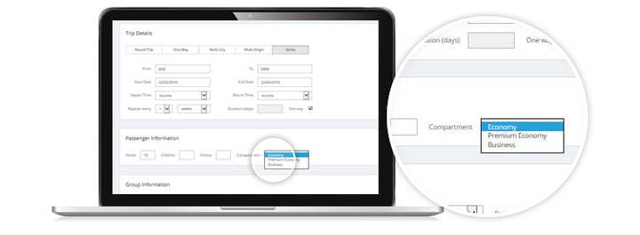 Step 4 - select compartment type (screenshot)