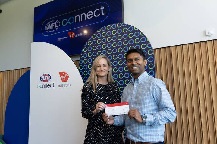 MELBOURNE, AUSTRALIA - FEBRUARY 24: AFL Connect Networking event at the Glasshouse today on February 24, 2023 in Melbourne, Australia. (Photo by Wayne Taylor/AFL Photos/Getty Images)