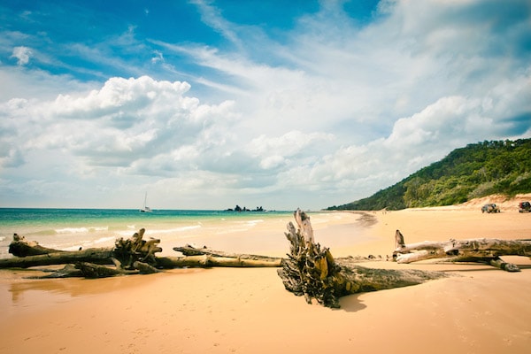 Beach at Moreton Island