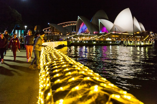 Sydney Opera House during Vivid Festival