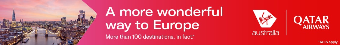 Fly to London with Virgin Australia and Qatar Airways