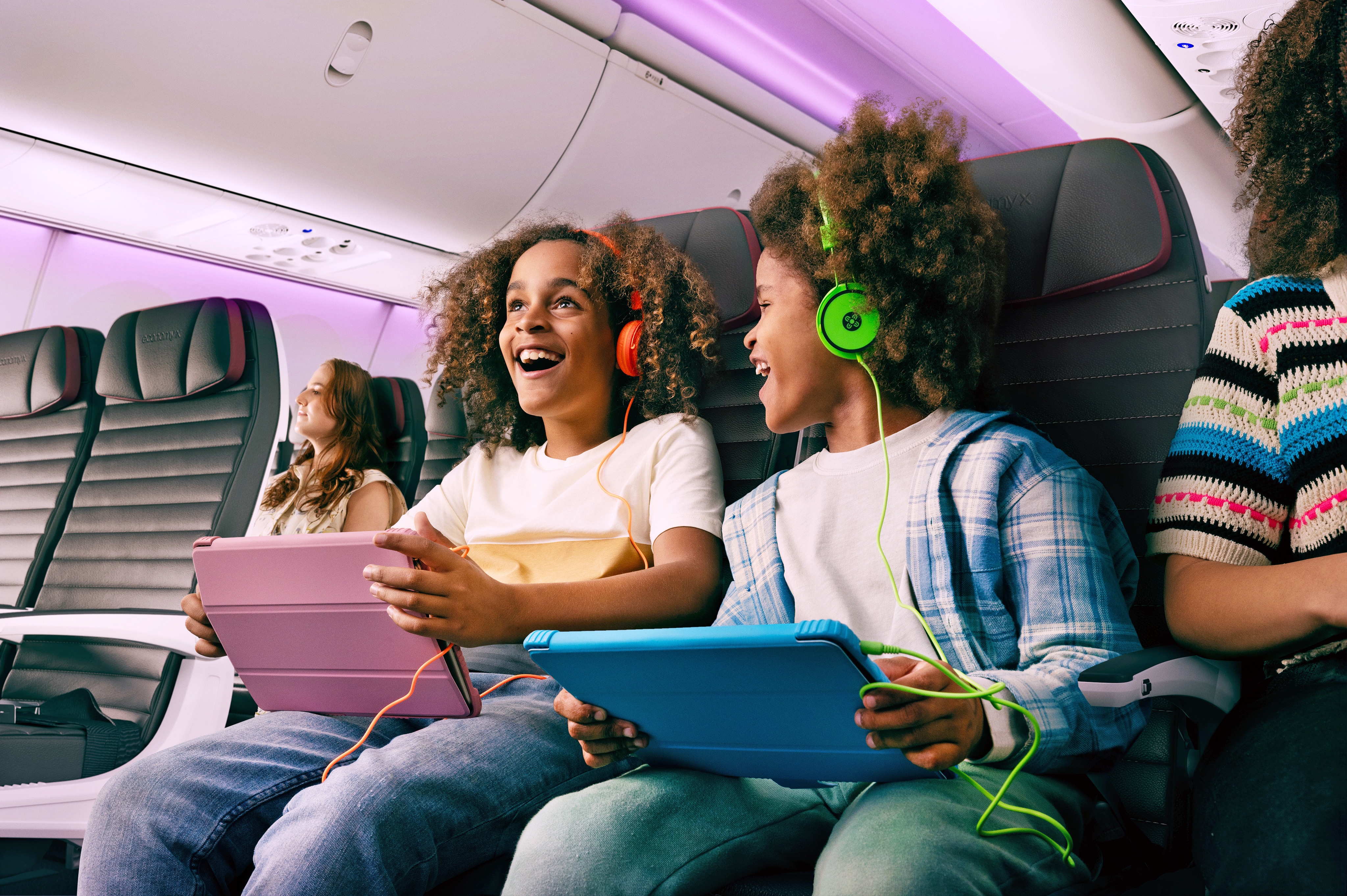 In-flight entertainment guide.