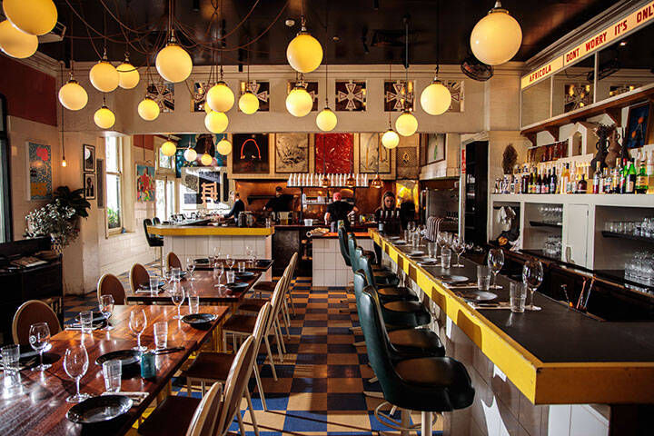 South African restaurant Africola, one of Adelaide's most popular restaurants. Located at East Terrace