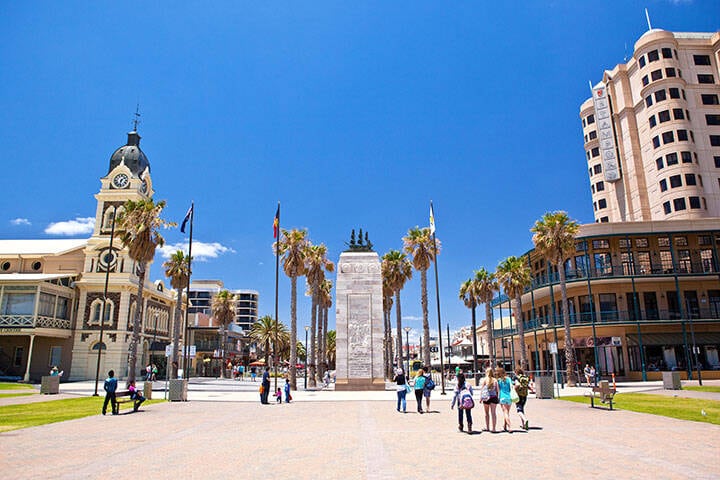 Moseley Square in Glenelg