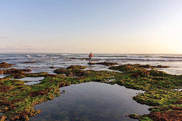 Berawa beach in Canggu, Bali Indonesia.