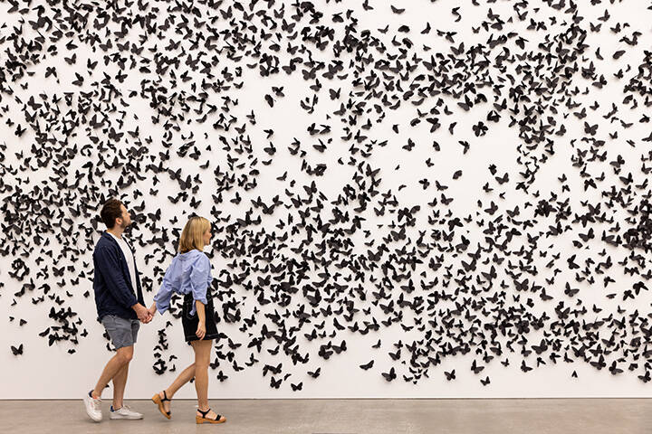 Artwork at the Air Exhibition at QAGOMA, Brisbane