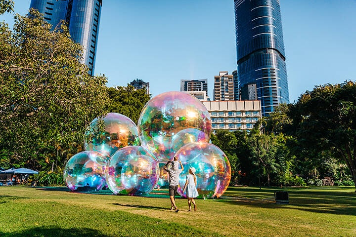 Curiocity Brisbane , a 17-day celebration of science, art & tech with interactive installations across Brisbane. 