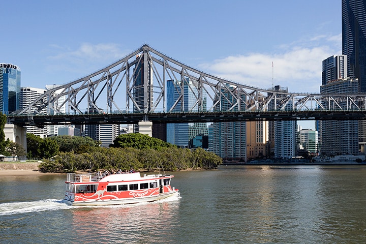 Ferry on the Brisbane River