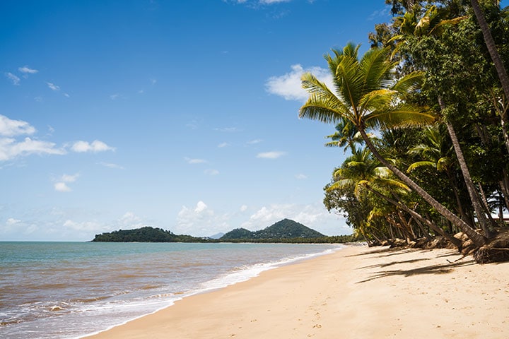 Four Mile Beach on a sunny day